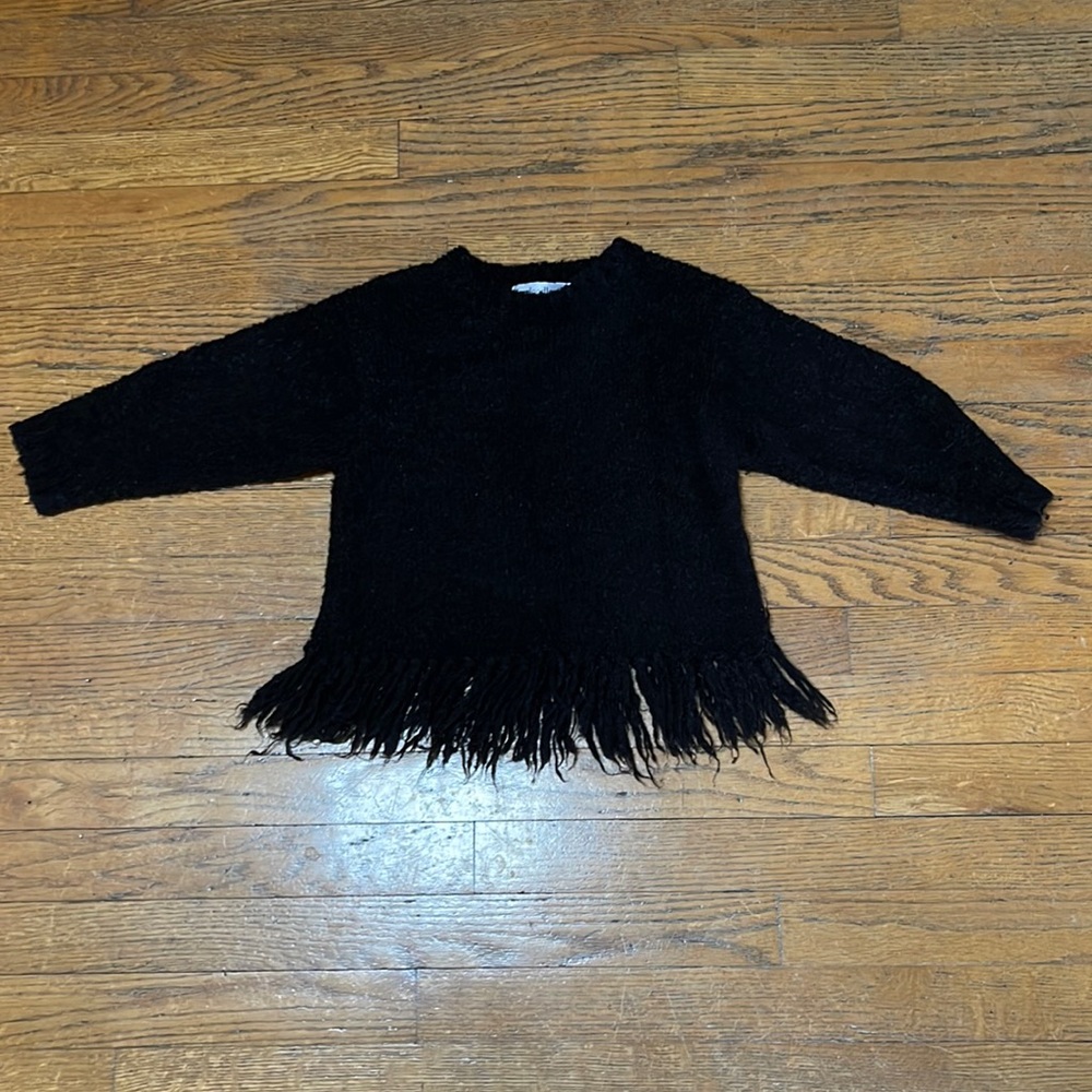 Girls vintage 90s Flapdoodles boucle sweater. Size 4